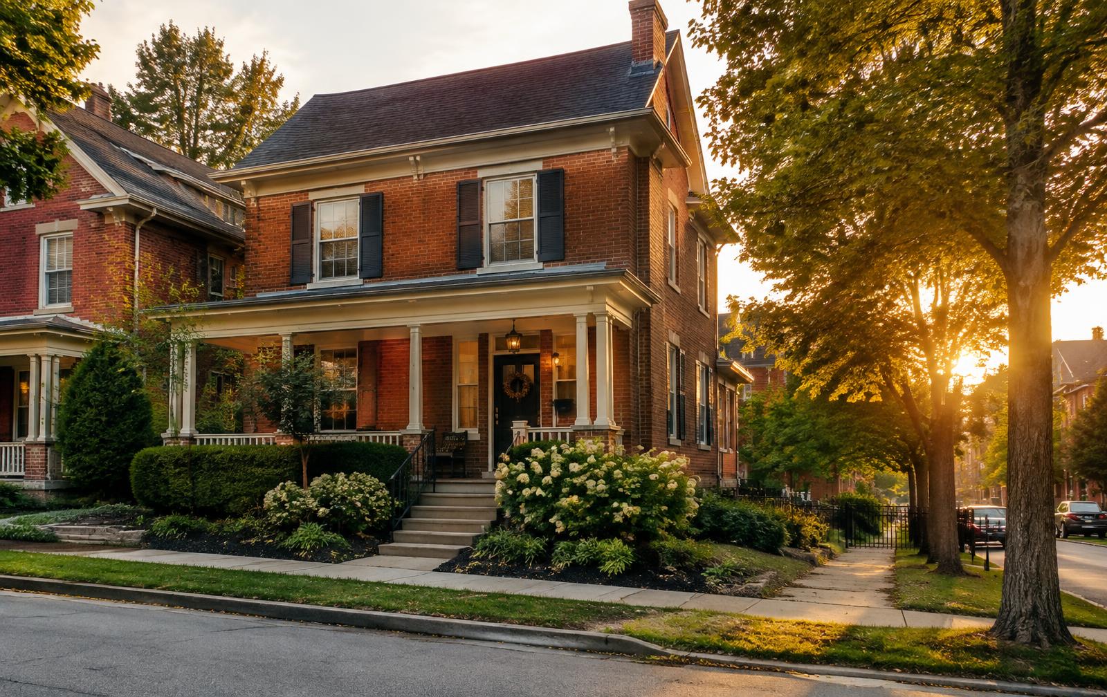 Brick home in Cincinnati